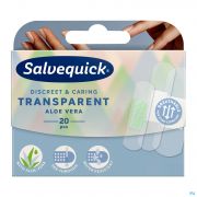 Salvequick Transparent Pansement Aloe Vera (20) - Vue détail 1
