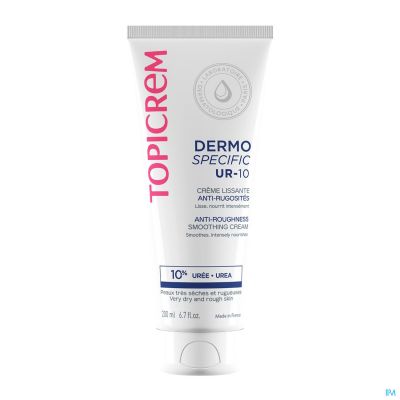 Topicrem Ur10 Creme Smoothing A/ruwheid 200ml