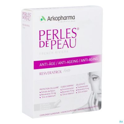 Perles De Peau A/aging Resveratrol Caps 30