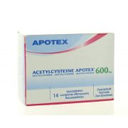 ACETYLCYSTEINE COMPRIMES EFFERVESCENTS 14 X 600 MG APOTEX