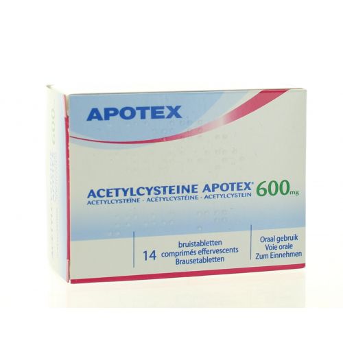 ACETYLCYSTEINE COMPRIMES EFFERVESCENTS 14 X 600 MG APOTEX