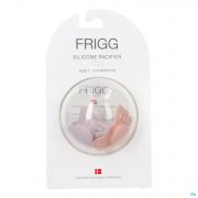 Frigg Fopspenen Butterfly T1 Silicone Lilac/peach (2)