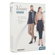 Veinax Knie-Kous Vrouw Katoen 2 Lang Zwart M4