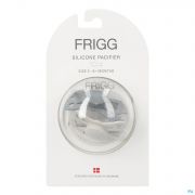 Frigg Fopspenen Butterfly T2 Silicone Grey/silver (2)