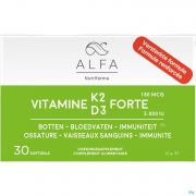 Alfa Vitamine K2 D3 Forte Softcaps 30 Nf