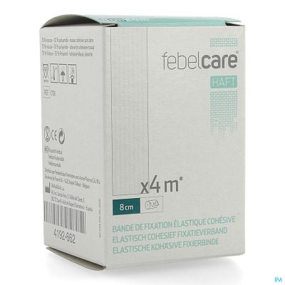 Febelcare Haft Elas. Cohesief Fixatieverb. 8cmx4m