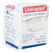 Leukoplast Compresse Non Tissé Non Stérile 7,5 Cm X 7,5 Cm (100)