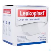 Leukoplast Compress Non Tissé Stérile 7,5 Cm X 7,5 Cm 50 X 2