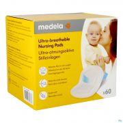 Medela Ultra Ademende Zoogkompressen 60