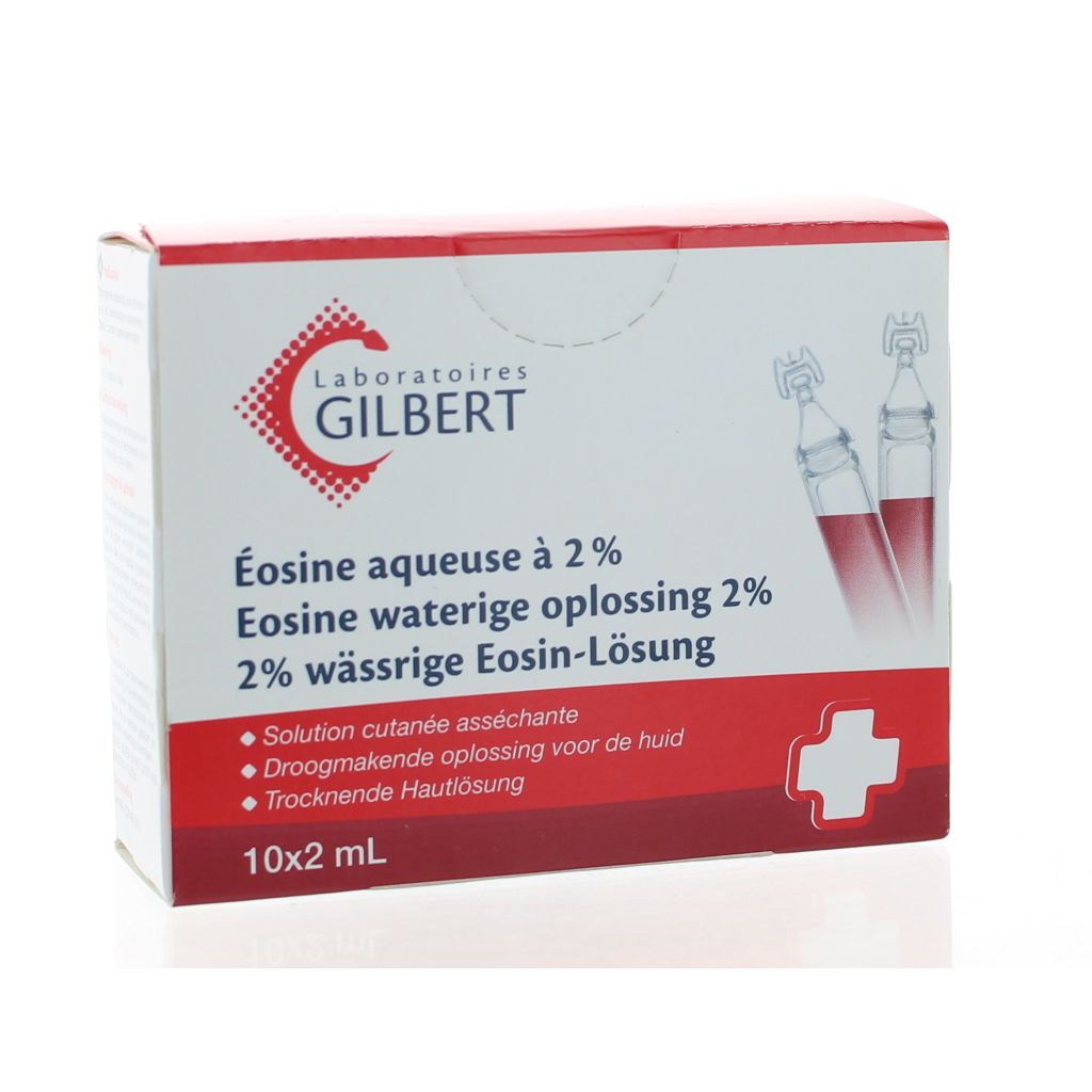 Gilbert Eosine Aqueuse 10 X 2 Ml Desinfectants Pharmacodel Votre Pharmacie En Ligne