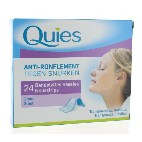 QUIES BANDELETTE NASALE ANTI-RONFLEMENT (24) 