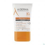 A-Derma Aderma Fluide Solaire Visage Invisible Ip50+ Protect Pocket 30 ml - Vue détail 1
