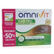 OMNIVIT HAIR PRO NUTRI REPAIR CAPSULES 120 + 60 GRATUITES