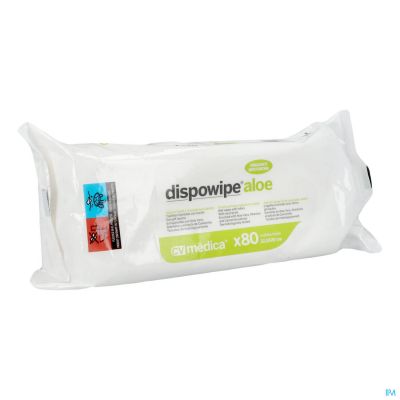 Dispowipe Aloe Vera Doekjes Vocht. Hand/huid 80