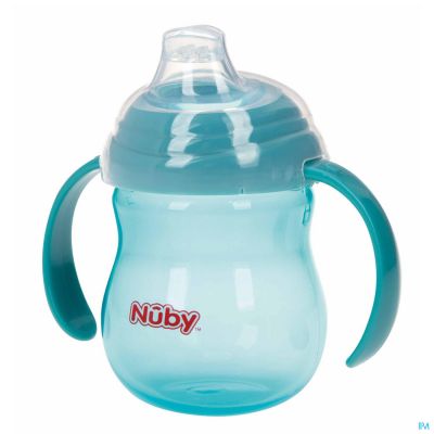Nuby A/lekbeker Handvaten Aqua 6m+ 270ml