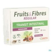 ORTIS FRUITS ET FIBRES REGULAR 24 CUBES