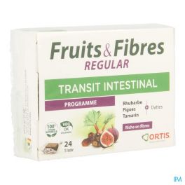 ORTIS FRUITS ET FIBRES REGULAR 24 CUBES