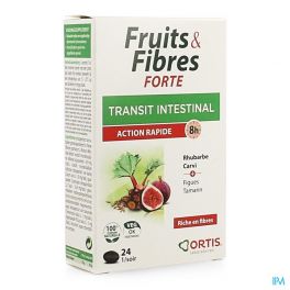 ORTIS FRUITS FIBRES FORTE 24 COMPRIMES
