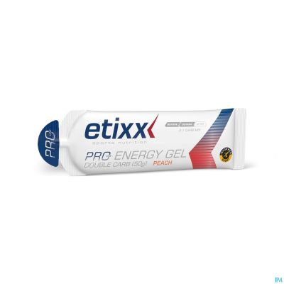 Etixx Double Carb Energy Gel Proline Peach 12x60ml