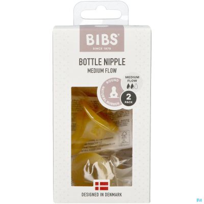 Bibs Spenen Zuigfles Duopack Medium Flow