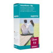 Suprima 1288 Slip Pes Pu + Drukknop Unisex Wit Xxl