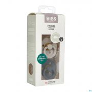 Bibs 1 Fopspeen Symmetric Duo Sand/iron 2