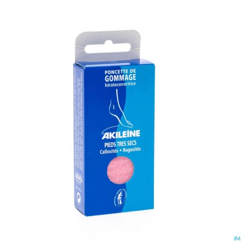 Akileine Blauw Peelingblokje Voeten 1 102520