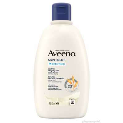 Aveeno Skin Relief Gel Nettoyant Hydratant Sans Parfum 500 ml