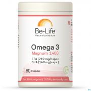 Be-Life / Biolife Omega 3 Magnum 1400 Be Life Caps 90 Pf01212