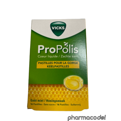 Vicks Propolis Coeur Liquide Zuigtabl 16