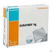 Smith & Nephew Durafiber Ag Pansement 5 X 5 Cm (10)