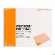 Smith & Nephew Iodosorb Dressing 17 g 8 X 10 Cm (2) - Vue détail 1
