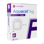 Aquacel Ag Foam Adhesief 10X10Cm 10