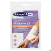 Salvequick Foam Bandage 8 Cm X 1 M