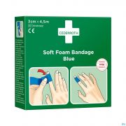 Pansement Autoadhésif Bleu Cederroth 3 Cm X 4,50 M - Vue détail 1