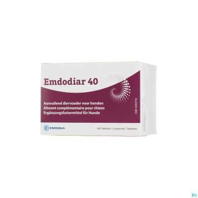 Emdodiar 40 Aanvullend Diervoed. Hond Comp 100