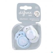 Difrax Sucette Dynamic Newborn Babyshower Blue (2)