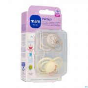 Mam Perfect Sucette Silicone Pure +16 Mois Uni (2)