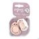 Difrax Sucette Dynamic Newborn Babyshower Pink (2)