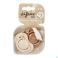 Difrax Fopspeen Dynam.harmony Creme&l.brown 3M+ 2