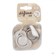 Difrax Sucette Dynamic Harmony L D grey 0-3 Mois (2)
