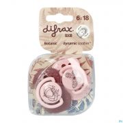 Difrax Sucette Dynamic Botanic 6-18 Mois (2)
