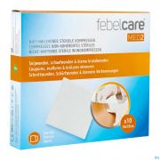 Febelcare Med2 Compr.n/adh. Ster. 10,0x10,0cm 10x1