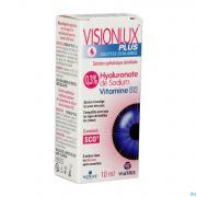 Meda Pharma Visionlux Plus gouttes Pour Les Yeux Flacon 10 ml