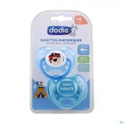 Dodie Fopspeen Anatomisch Silic. +6M Teken.j A28 2