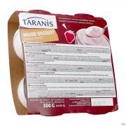 Taranis Pause Dessert Aardbeien 4X125G