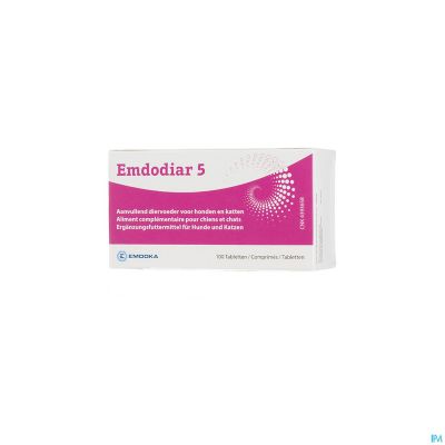 Emdodiar 5 Aanvullend Diervoed. Hond&kat Comp 100