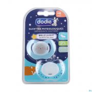 Dodie Fopspeen Fysio +18M Duo Nacht gemengd P91