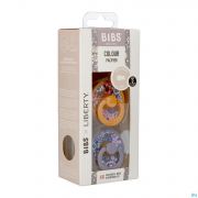 Bibs 2 Sucette Duo Liberty Garden Blossom Pumpkin (2)