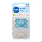 Mam Sucette Original Pure Silicone 0-6 Mois garçon (2)